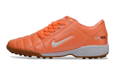 Men's Nike Total 90 III TF Artificial Turf Low-Tops Football Shoes - Orange/White