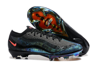 Men's Nike Air Zoom Mercurial Vapor 16 Elite FG Firm Ground Low-Tops Football Boots - Black/Grey/Pink