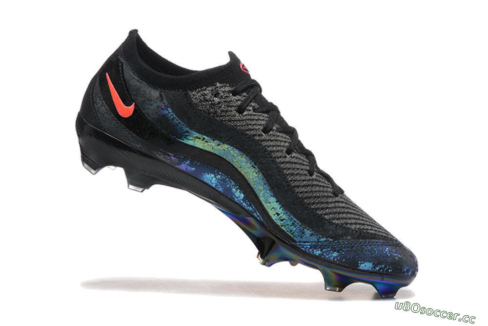 Men's Nike Air Zoom Mercurial Vapor 16 Elite FG Firm Ground Low-Tops Football Boots - Black/Grey/Pink 7