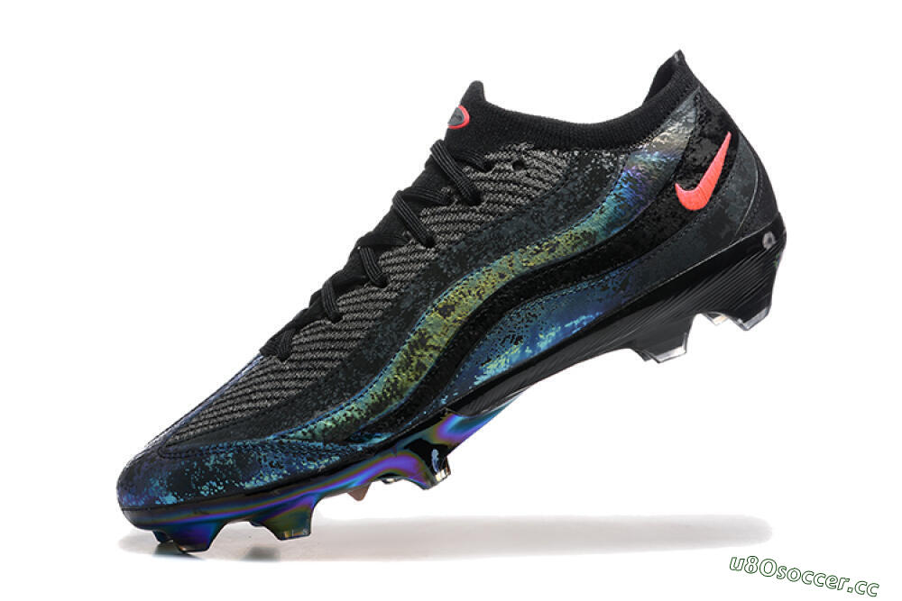Men's Nike Air Zoom Mercurial Vapor 16 Elite FG Firm Ground Low-Tops Football Boots - Black/Grey/Pink 8