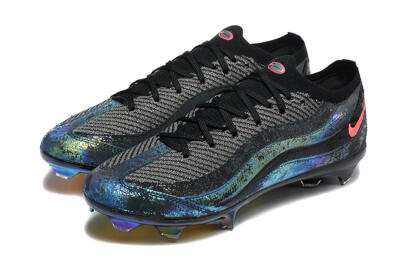 Men's Nike Air Zoom Mercurial Vapor 16 Elite FG Firm Ground Low-Tops Football Boots - Black/Grey/Pink