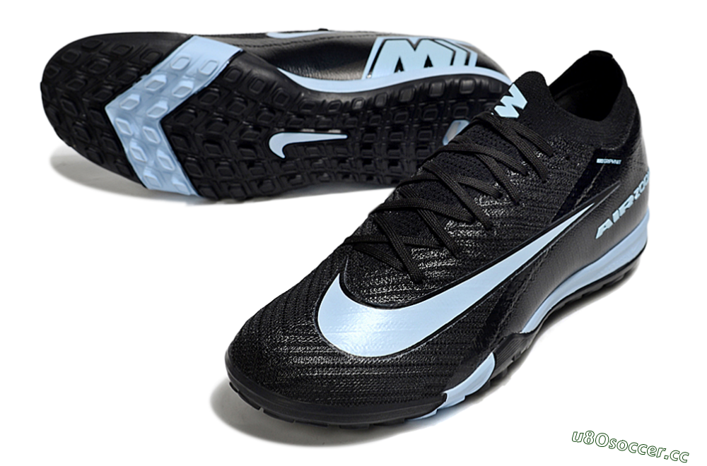 Unisex Nike Air Zoom Mercurial Vapor 16 Elite TF Artificial Turf Low-Tops Football Shoes - Black/Jade 3