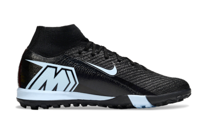 Unisex Nike Air Zoom Mercurial Superfly 10 Elite TF Artificial Turf High-Tops Football Shoes - Black/Jade