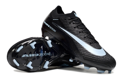 Unisex Nike Air Zoom Mercurial Vapor 16 Elite FG Firm Ground Low-Tops Football Boots - Black/Jade