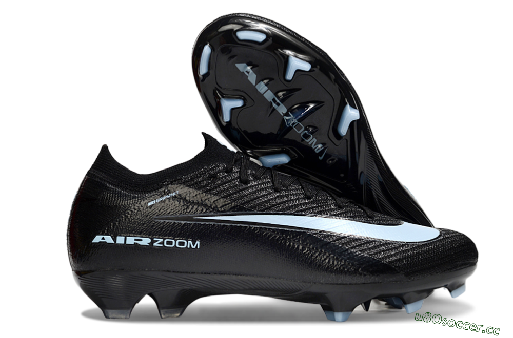 Unisex Nike Air Zoom Mercurial Vapor 16 Elite FG Firm Ground Low-Tops Football Boots - Black/Jade 2