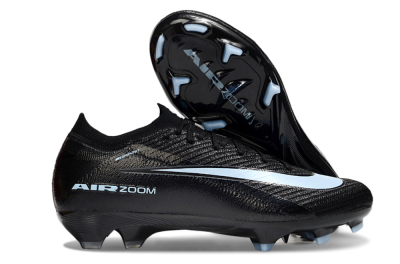 Unisex Nike Air Zoom Mercurial Vapor 16 Elite FG Firm Ground Low-Tops Football Boots - Black/Jade