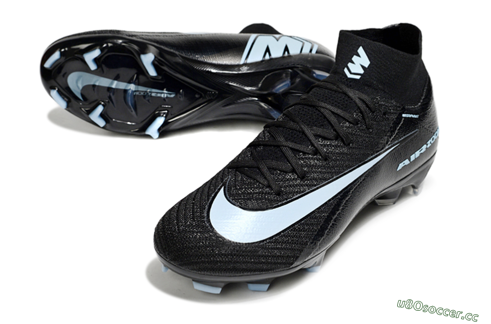 Unisex Nike Air Zoom Mercurial Superfly 10 Elite FG Firm Ground High-Tops Football Boots - Black/Jade 3