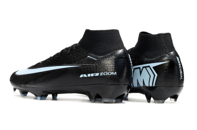 Unisex Nike Air Zoom Mercurial Superfly 10 Elite FG Firm Ground High-Tops Football Boots - Black/Jade