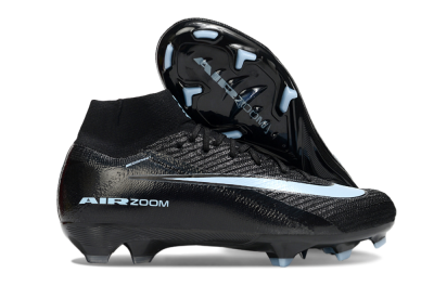 Unisex Nike Air Zoom Mercurial Superfly 10 Elite FG Firm Ground High-Tops Football Boots - Black/Jade