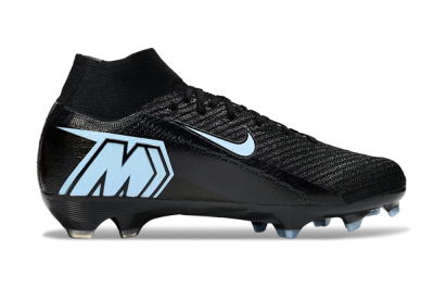Unisex Nike Air Zoom Mercurial Superfly 10 Elite FG Firm Ground High-Tops Football Boots - Black/Jade