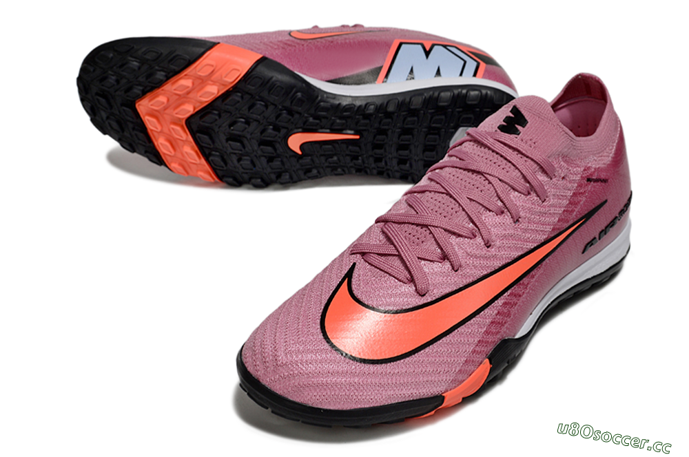 Unisex Nike Air Zoom Mercurial Vapor 16 Elite TF Artificial Turf Low-Tops Football Shoes - Red/Black 3