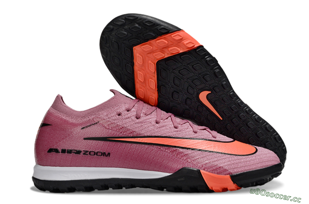Unisex Nike Air Zoom Mercurial Vapor 16 Elite TF Artificial Turf Low-Tops Football Shoes - Red/Black 2