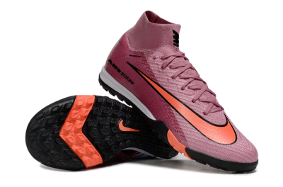 Unisex Nike Air Zoom Mercurial Superfly 10 Elite TF Artificial Turf High-Tops Football Shoes - Red/Black
