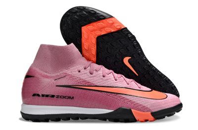 Unisex Nike Air Zoom Mercurial Superfly 10 Elite TF Artificial Turf High-Tops Football Shoes - Red/Black
