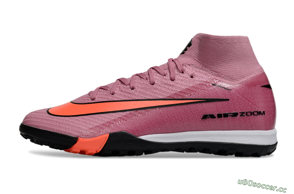 Unisex Nike Air Zoom Mercurial Superfly 10 Elite TF Artificial Turf High-Tops Football Shoes - Red/Black 0