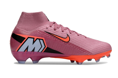 Unisex Nike Air Zoom Mercurial Superfly 10 Elite FG Firm Ground High-Tops Football Boots - Red/Black
