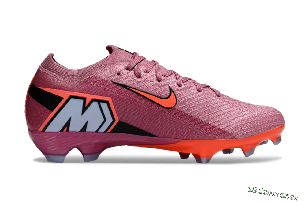 Unisex Nike Air Zoom Mercurial Vapor 16 Elite FG Firm Ground Low-Tops Football Boots - Red/Black 5