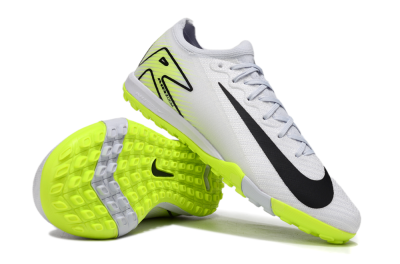 Men's Nike Air Zoom Mercurial Vapor 16 Elite TF Artificial Turf Low-Tops Football Shoes - White/Black/Yellow