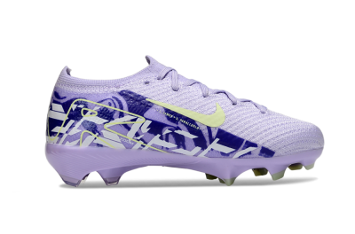 Kids Nike Air Zoom Mercurial Vapor 16 Elite FG Firm Ground Low-Tops Football Boots - Purple/Yellow