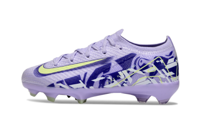 Kids Nike Air Zoom Mercurial Vapor 16 Elite FG Firm Ground Low-Tops Football Boots - Purple/Yellow
