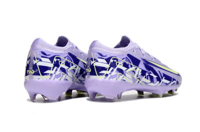 Kids Nike Air Zoom Mercurial Vapor 16 Elite FG Firm Ground Low-Tops Football Boots - Purple/Yellow