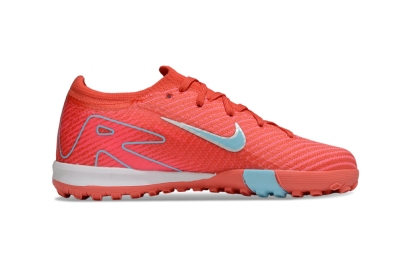 Kids Nike Air Zoom Mercurial Vapor 16 Elite TF Artificial Turf Low-Tops Football Shoes - Red/Silver/Jade