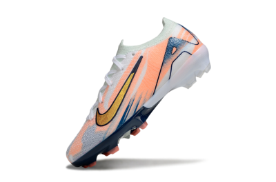 Kids Nike Air Zoom Mercurial Vapor 16 Elite FG Firm Ground Low-Tops Football Boots - Pink/Yellow/Blue