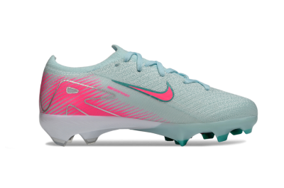 Kids Nike Air Zoom Mercurial Vapor 16 Elite FG Firm Ground Low-Tops Football Boots - Jade/Pink/White