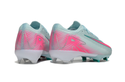 Kids Nike Air Zoom Mercurial Vapor 16 Elite FG Firm Ground Low-Tops Football Boots - Jade/Pink/White
