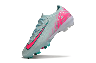 Kids Nike Air Zoom Mercurial Vapor 16 Elite FG Firm Ground Low-Tops Football Boots - Jade/Pink/White