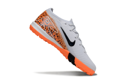 Kids Nike Air Zoom Mercurial Vapor 16 Elite TF Artificial Turf Low-Tops Football Shoes - Grey/Black/Leopard