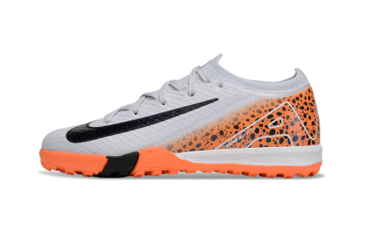 Kids Nike Air Zoom Mercurial Vapor 16 Elite TF Artificial Turf Low-Tops Football Shoes - Grey/Black/Leopard