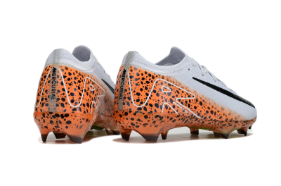 Kids Nike Air Zoom Mercurial Vapor 16 Elite FG Firm Ground Low-Tops Football Boots - Grey/Black/Leopard