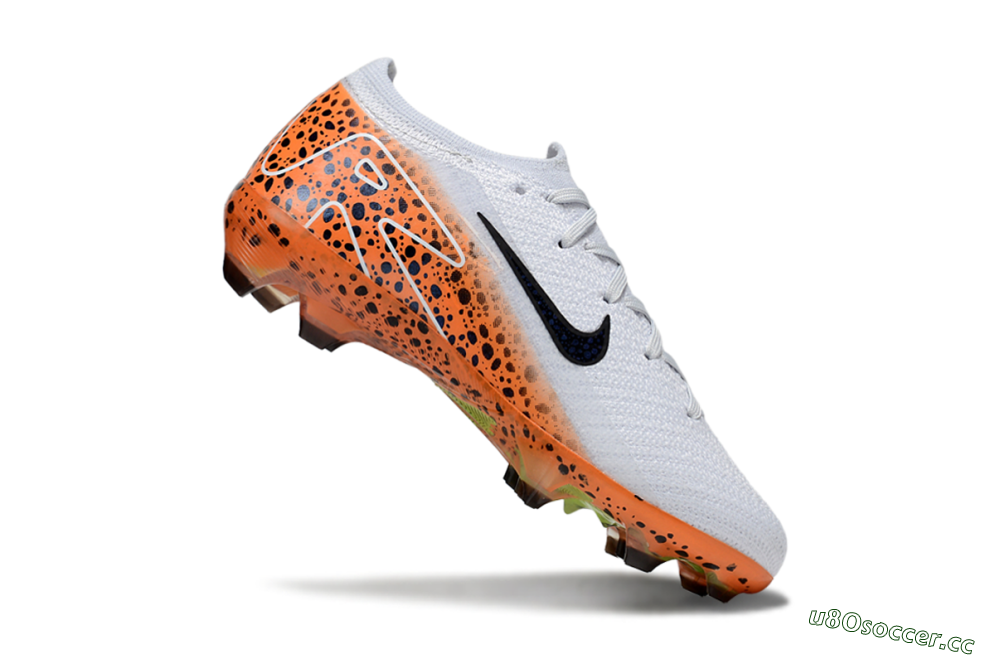 Kids Nike Air Zoom Mercurial Vapor 16 Elite FG Firm Ground Low-Tops Football Boots - Grey/Black/Leopard 0