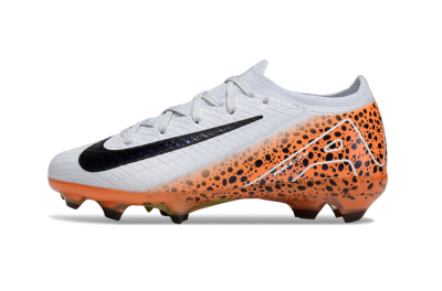 Kids Nike Air Zoom Mercurial Vapor 16 Elite FG Firm Ground Low-Tops Football Boots - Grey/Black/Leopard