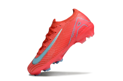 Kids Nike Air Zoom Mercurial Vapor 16 Elite FG Firm Ground Low-Tops Football Boots - Red/Silver/Jade