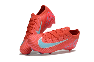 Kids Nike Air Zoom Mercurial Vapor 16 Elite FG Firm Ground Low-Tops Football Boots - Red/Silver/Jade