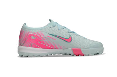 Kids Nike Air Zoom Mercurial Vapor 16 Elite TF Artificial Turf Low-Tops Football Shoes - Jade/Pink/Silver