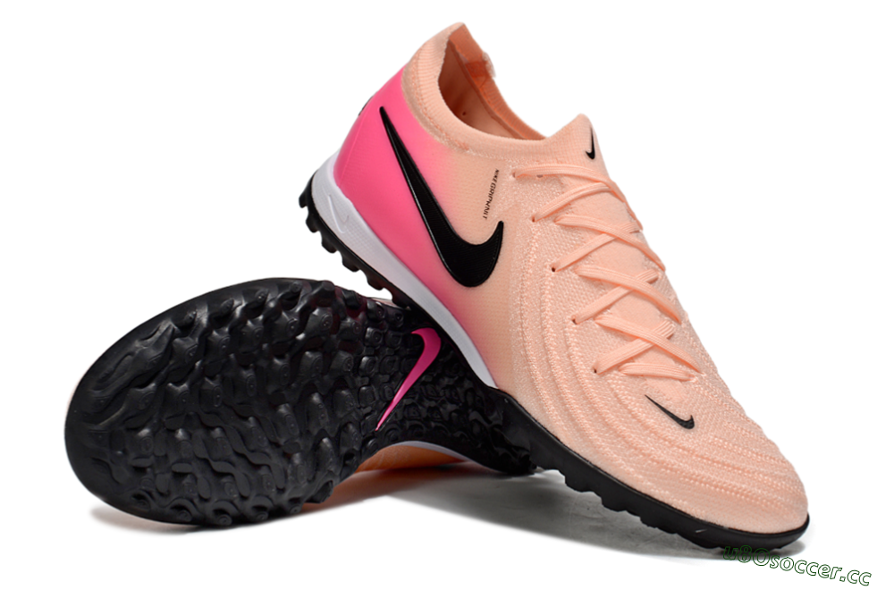 Unisex Nike Phantom GX 2 Elite TF Artificial Turf Low-Tops Football Shoes - Pink/Black 3