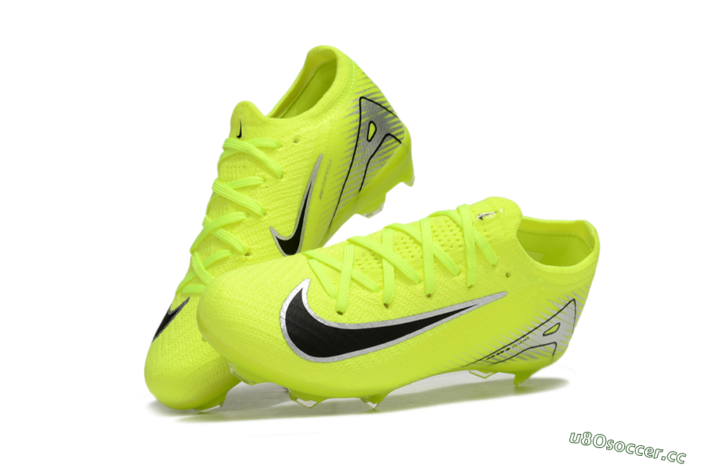 Kids Nike Air Zoom Mercurial Vapor 16 Elite FG Firm Ground Low-Tops Football Boots - Yellow/Black/Silver 3
