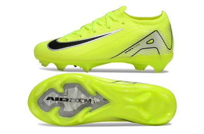Kids Nike Air Zoom Mercurial Vapor 16 Elite FG Firm Ground Low-Tops Football Boots - Yellow/Black/Silver