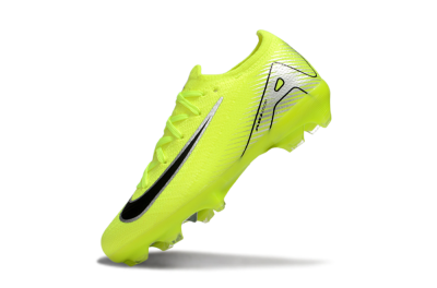 Kids Nike Air Zoom Mercurial Vapor 16 Elite FG Firm Ground Low-Tops Football Boots - Yellow/Black/Silver