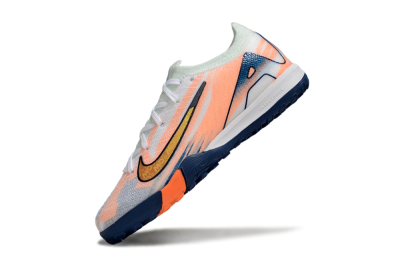 Kids Nike Air Zoom Mercurial Vapor 16 Elite TF Artificial Turf Low-Tops Football Shoes - Pink/Yellow/Blue