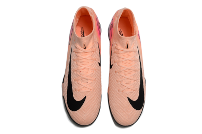 Unisex Nike Air Zoom Mercurial Superfly 10 Elite TF Artificial Turf High-Tops Football Shoes - Pink/Black/Red