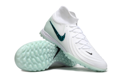 Unisex Nike Phantom Luna Elite TF Artificial Turf High-Tops Football Shoes - Beige/Green