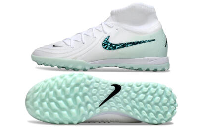 Unisex Nike Phantom Luna Elite TF Artificial Turf High-Tops Football Shoes - Beige/Green