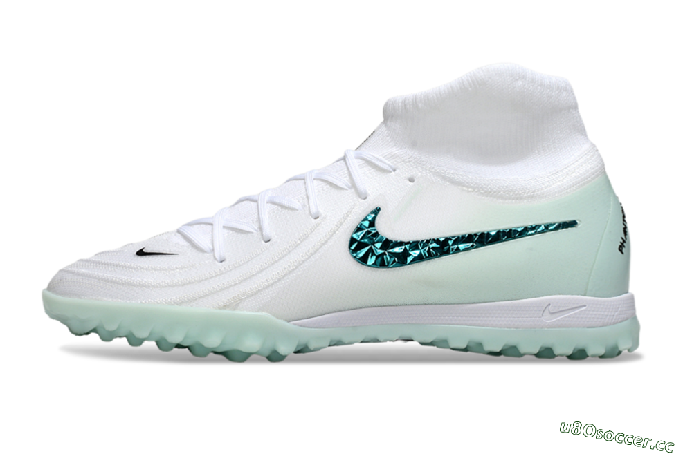 Unisex Nike Phantom Luna Elite TF Artificial Turf High-Tops Football Shoes - Beige/Green 0