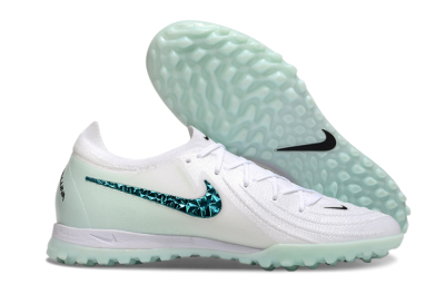 Unisex Nike Phantom GX 2 Elite TF Artificial Turf Low-Tops Football Shoes - Beige/Green