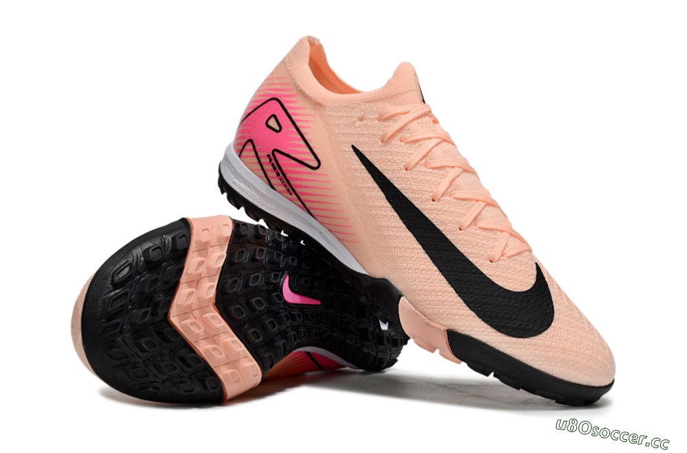 Unisex Nike Air Zoom Mercurial Vapor 16 Elite TF Artificial Turf Low-Tops Football Shoes - Pink/Black/White 3