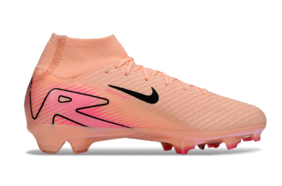Unisex Nike Air Zoom Mercurial Superfly 10 Elite FG Firm Ground High-Tops Football Boots - Pink/Black/Red